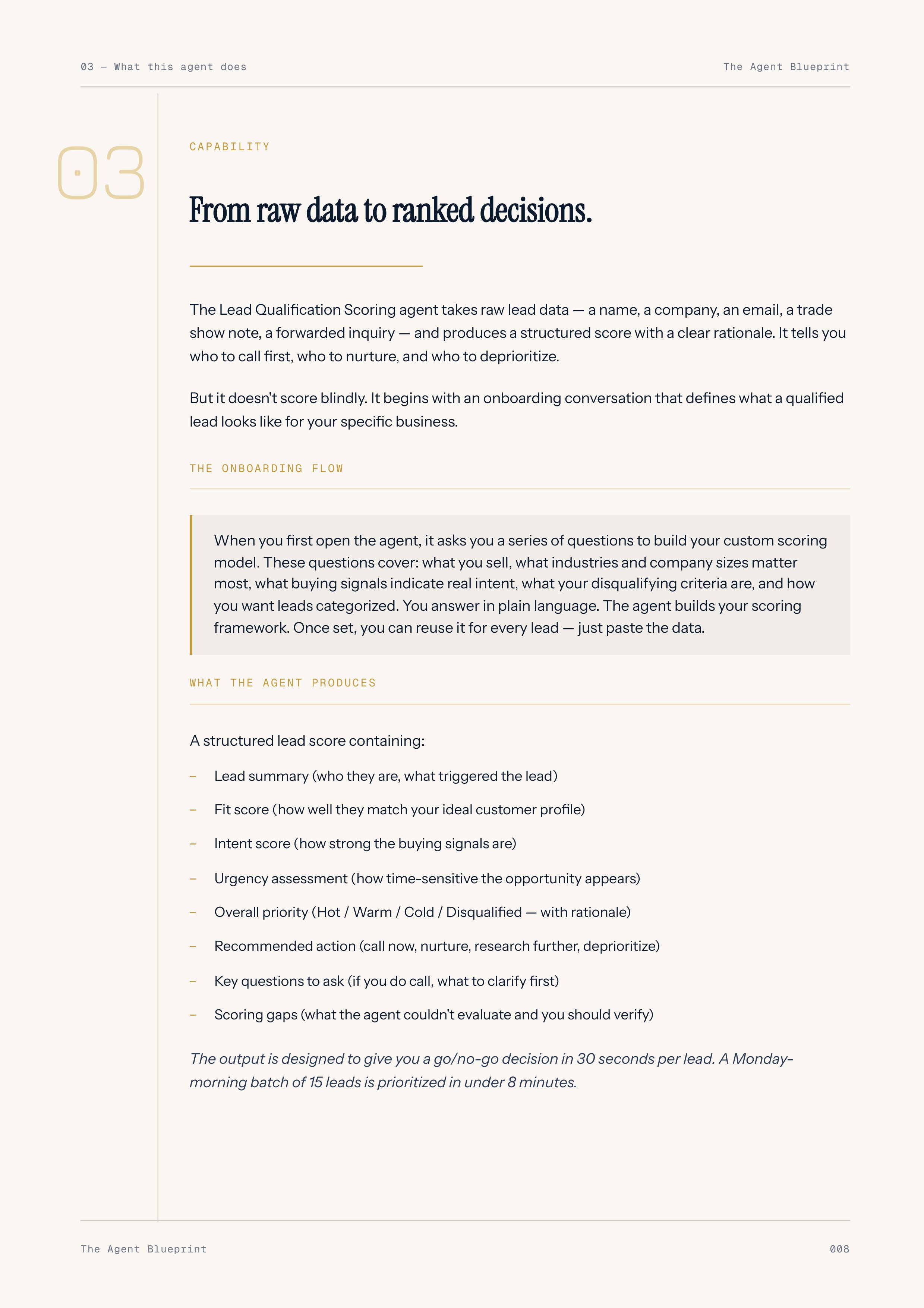 1-3_Lead Qualification Scoring Agent – 3-Min. Handbook