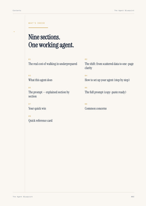 Customer Briefing Agent — Copilot Setup Guide