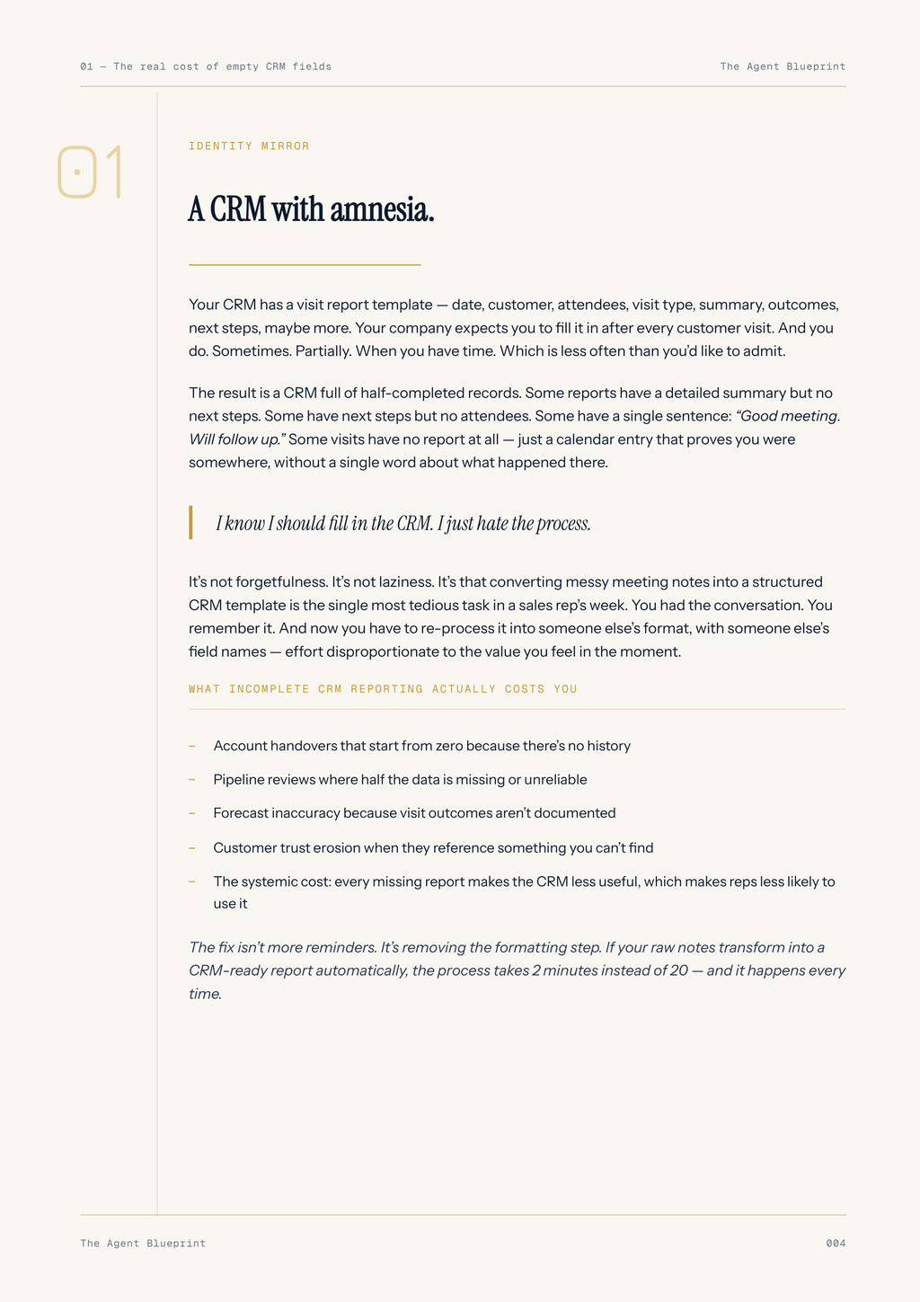 4-3_CRM Visit Report Formatter – 3-Min. Handbook