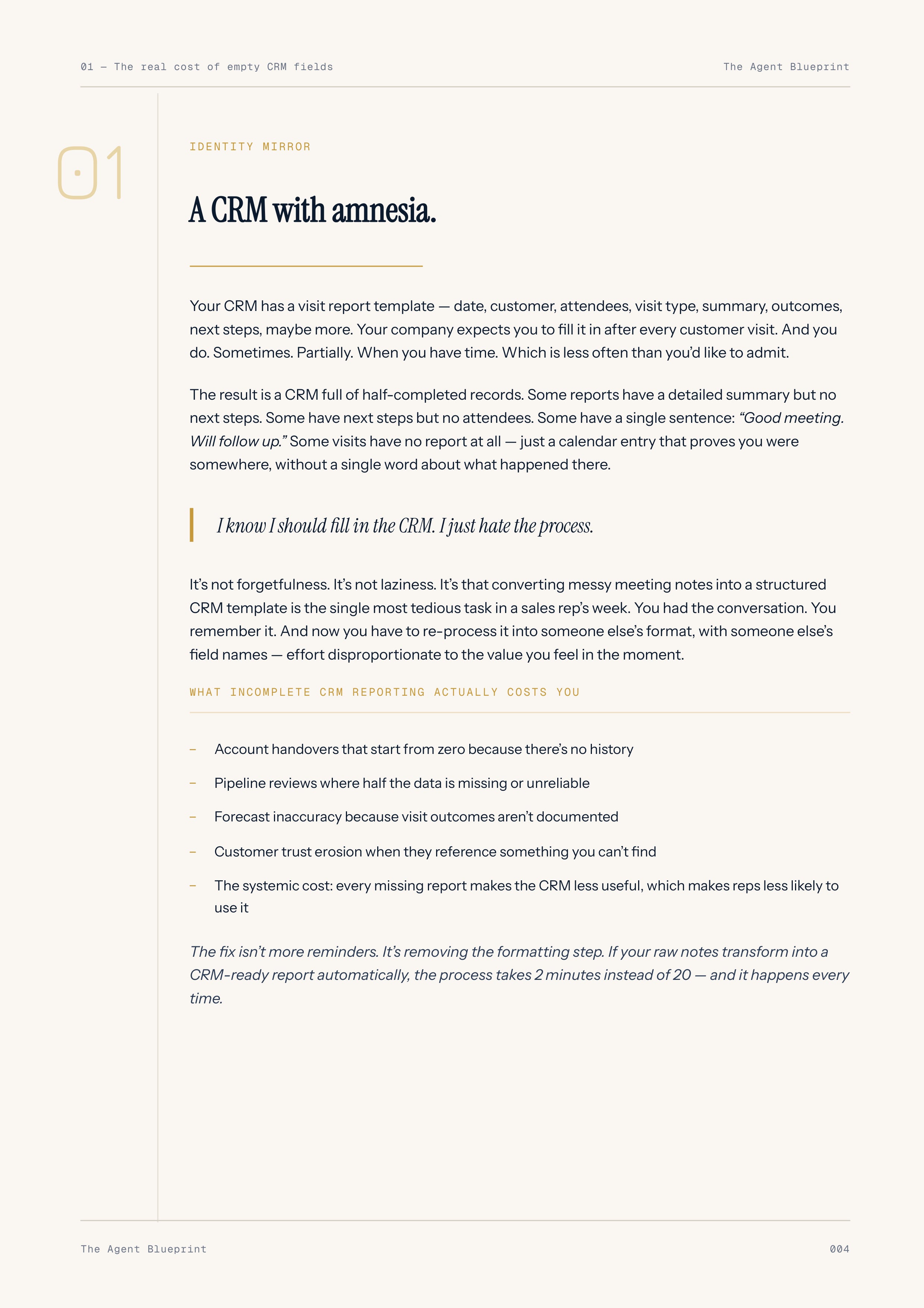 4-3_CRM Visit Report Formatter – 3-Min. Handbook