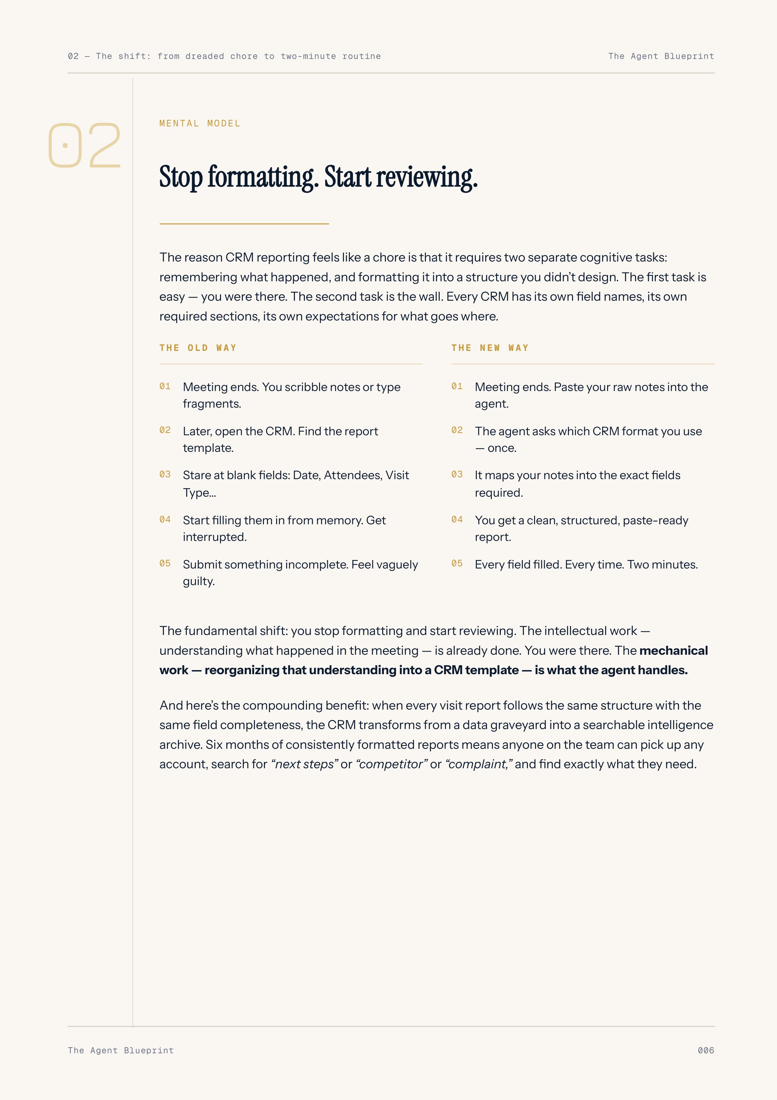 4-3_CRM Visit Report Formatter – 3-Min. Handbook