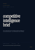 6-2_Competitive Intelligence Brief Agent – 3-Min. Handbook