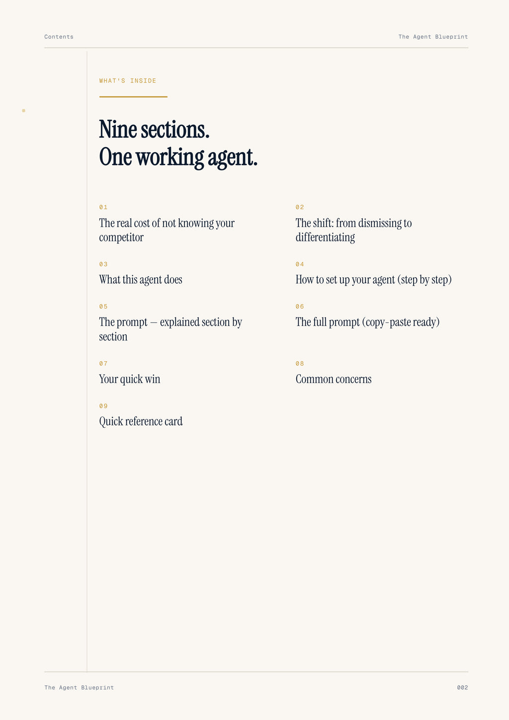 6-2_Competitive Intelligence Brief Agent – 3-Min. Handbook
