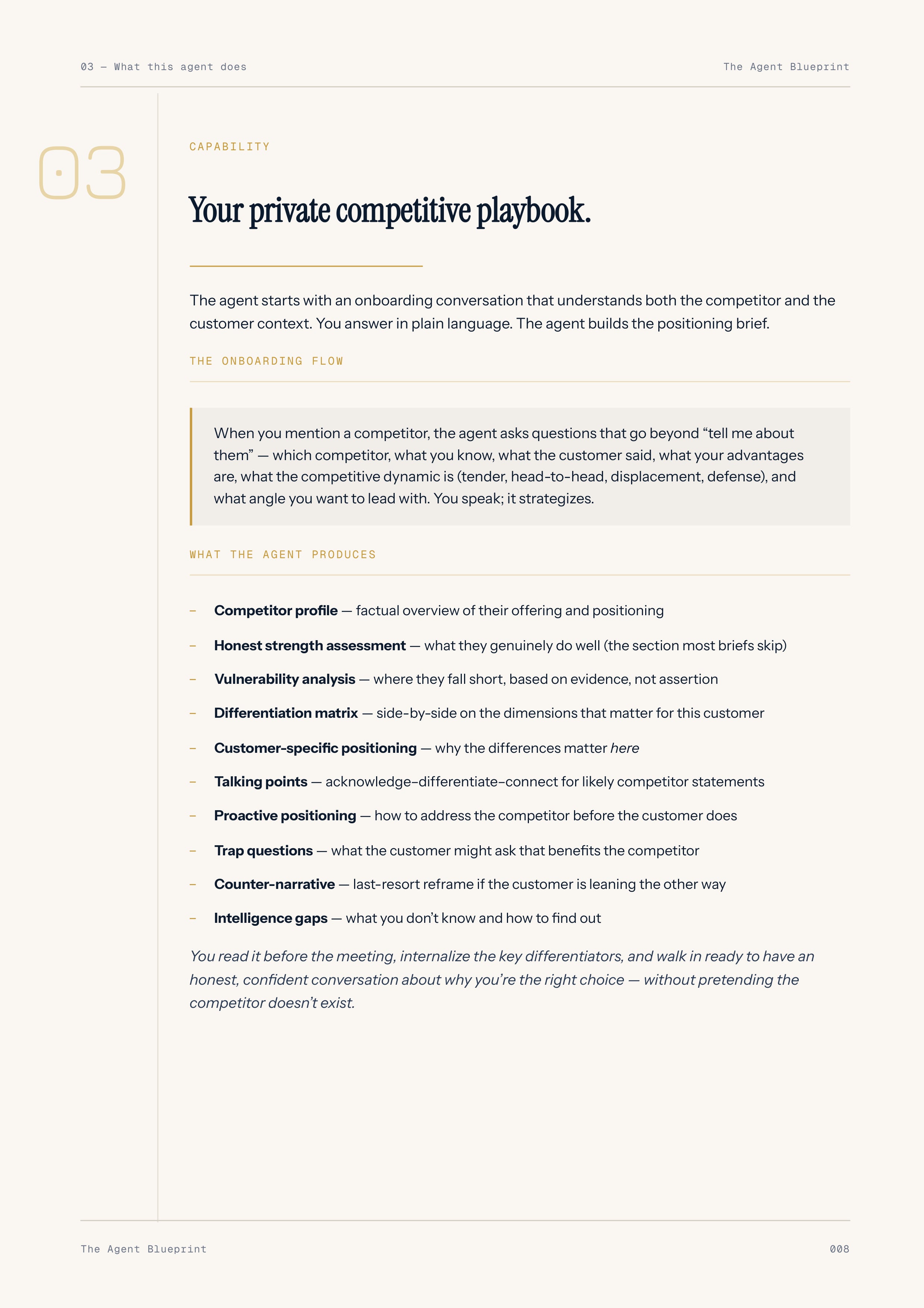 6-2_Competitive Intelligence Brief Agent – 3-Min. Handbook
