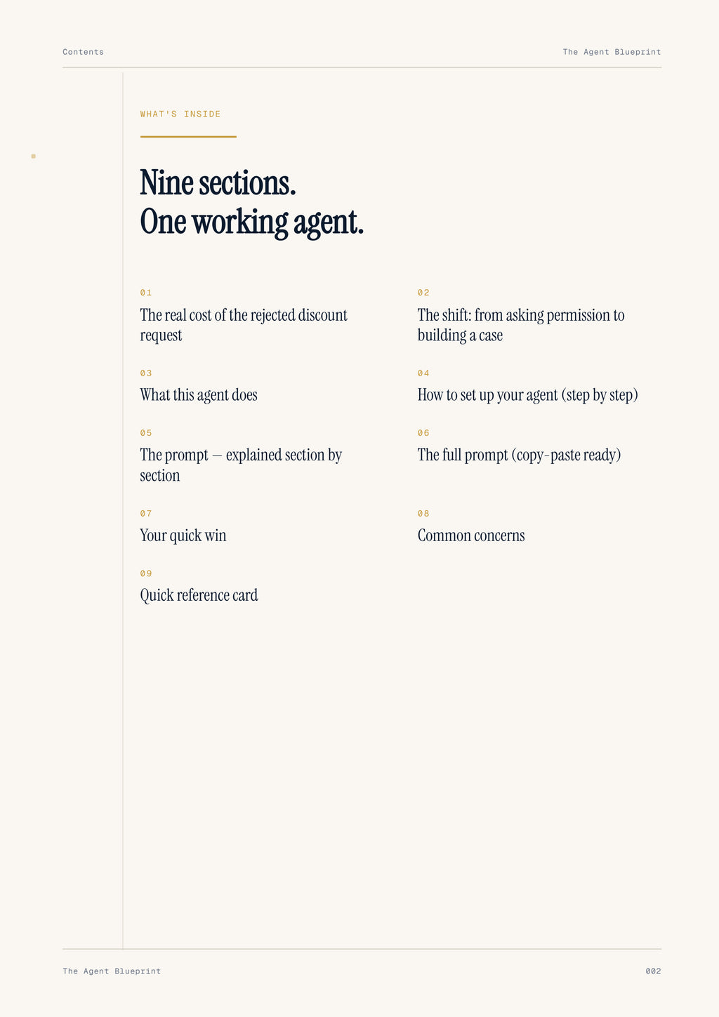 6-4_Discount Justifier Agent – 3-Min. Handbook