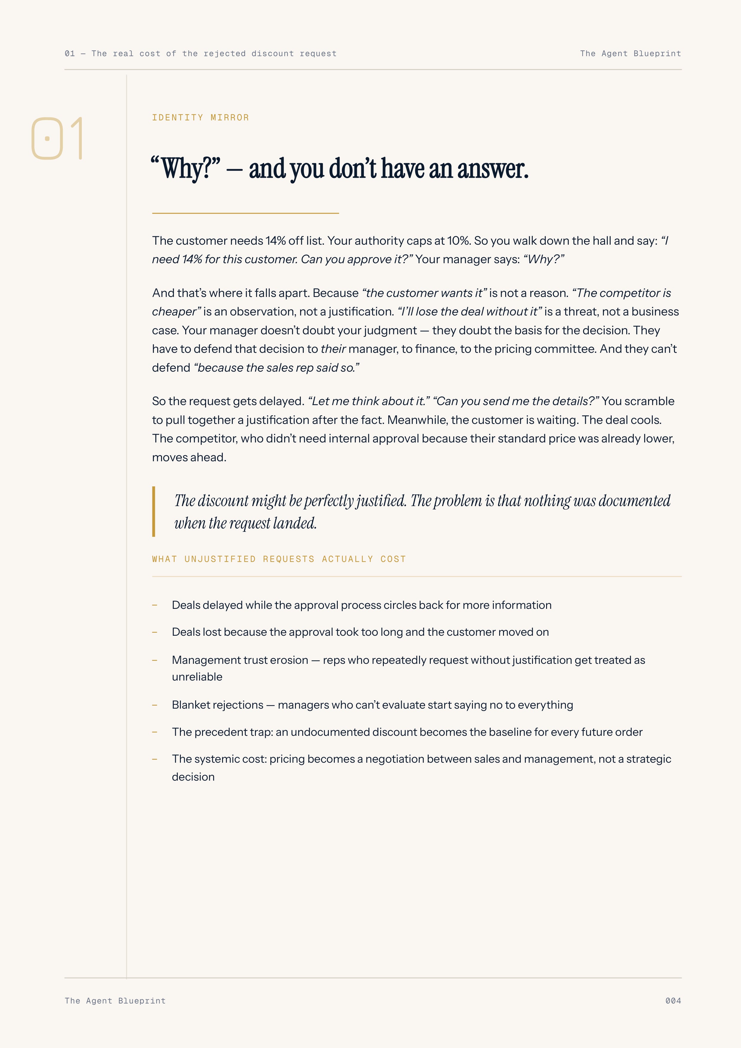 6-4_Discount Justifier Agent – 3-Min. Handbook