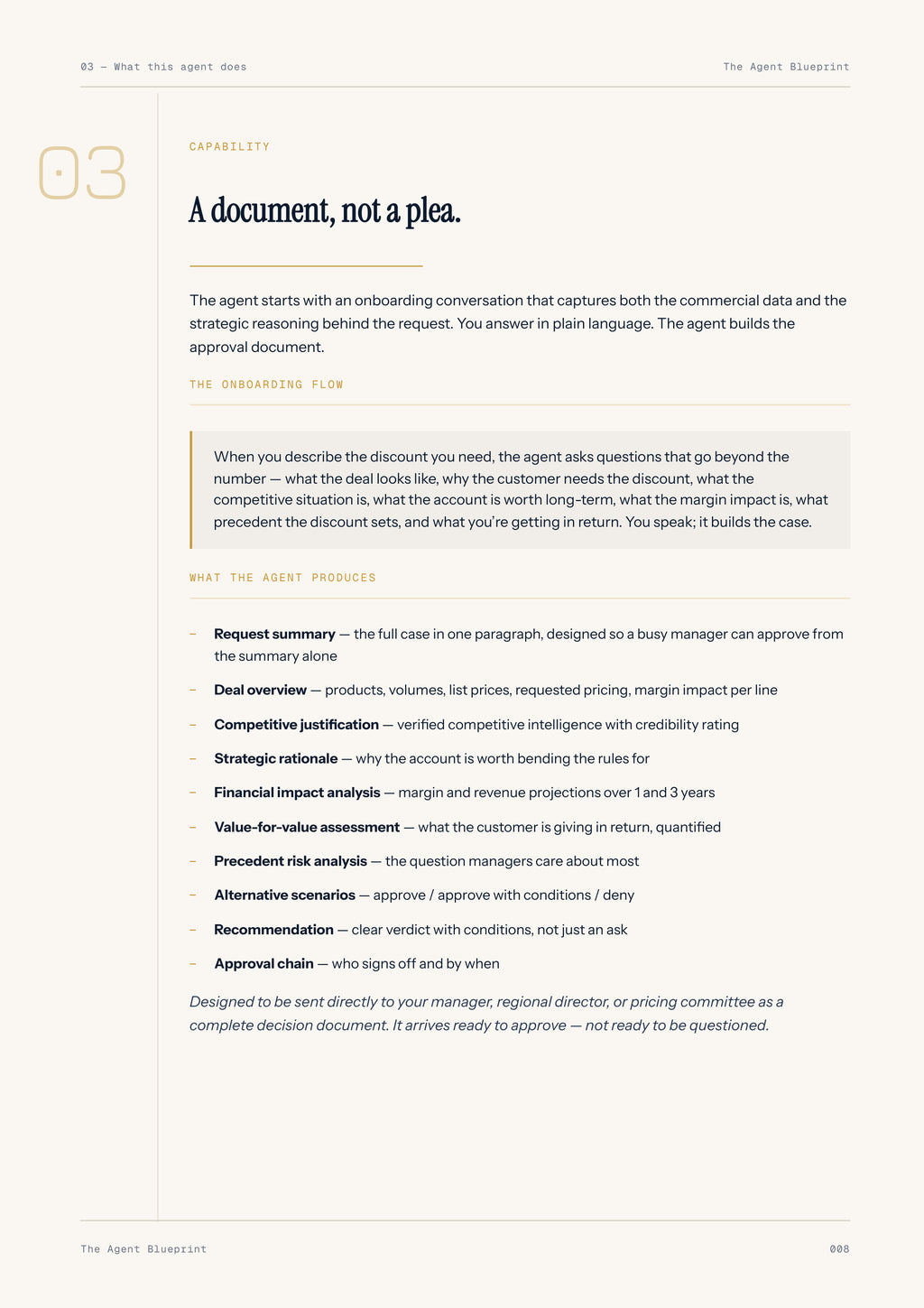 6-4_Discount Justifier Agent – 3-Min. Handbook