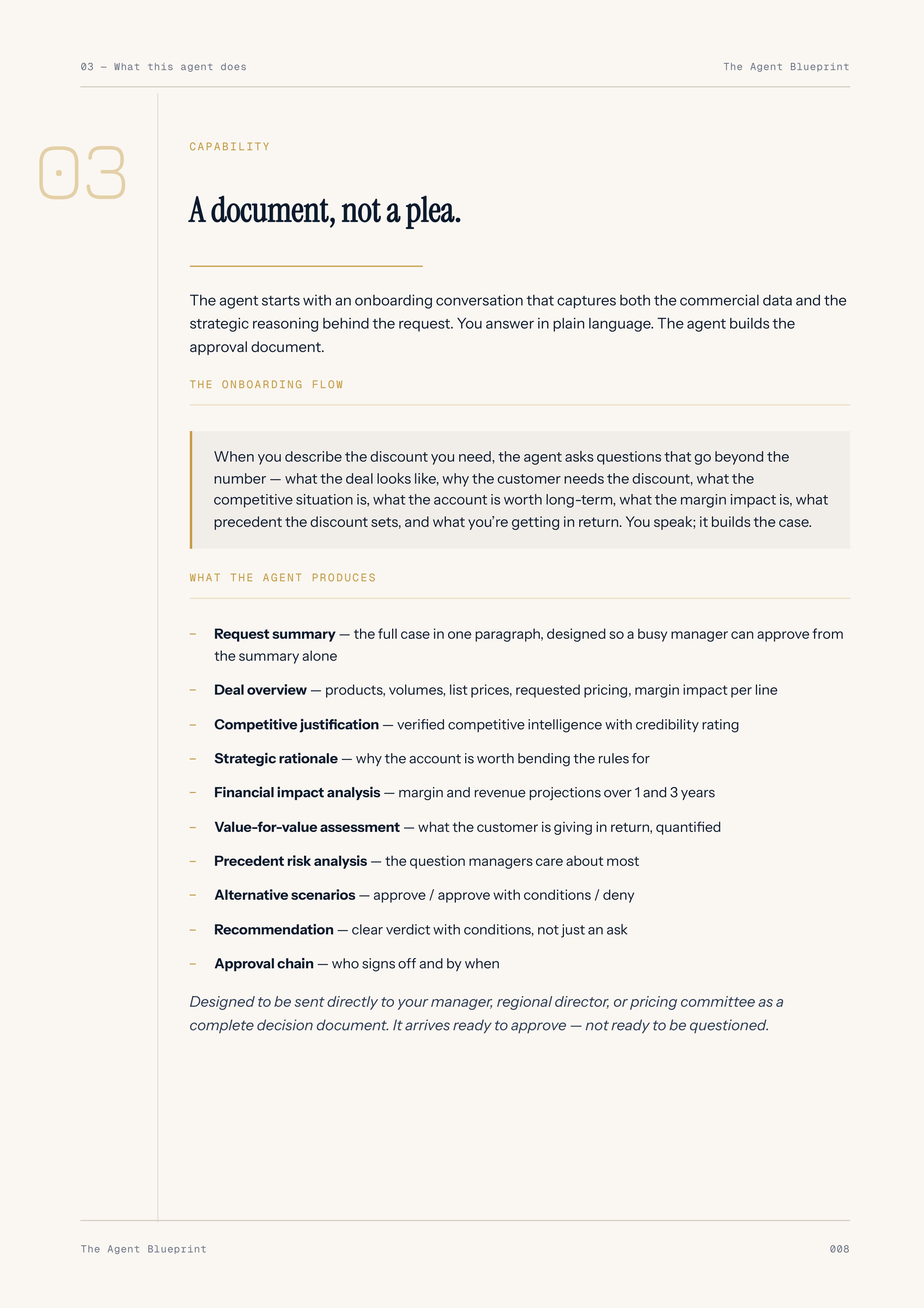 6-4_Discount Justifier Agent – 3-Min. Handbook