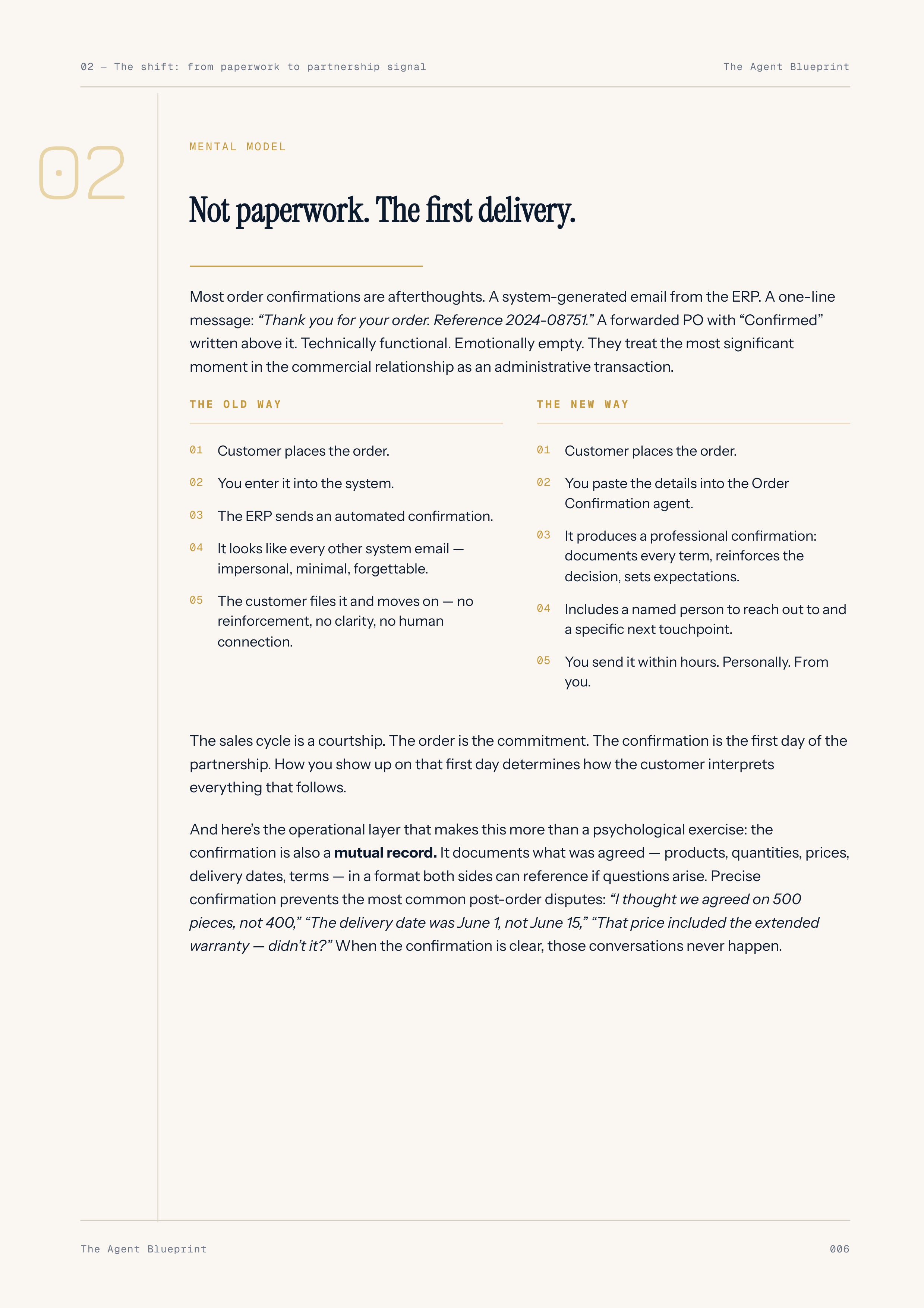 7-1_Order Confirmation Agent – 3-Min. Handbook