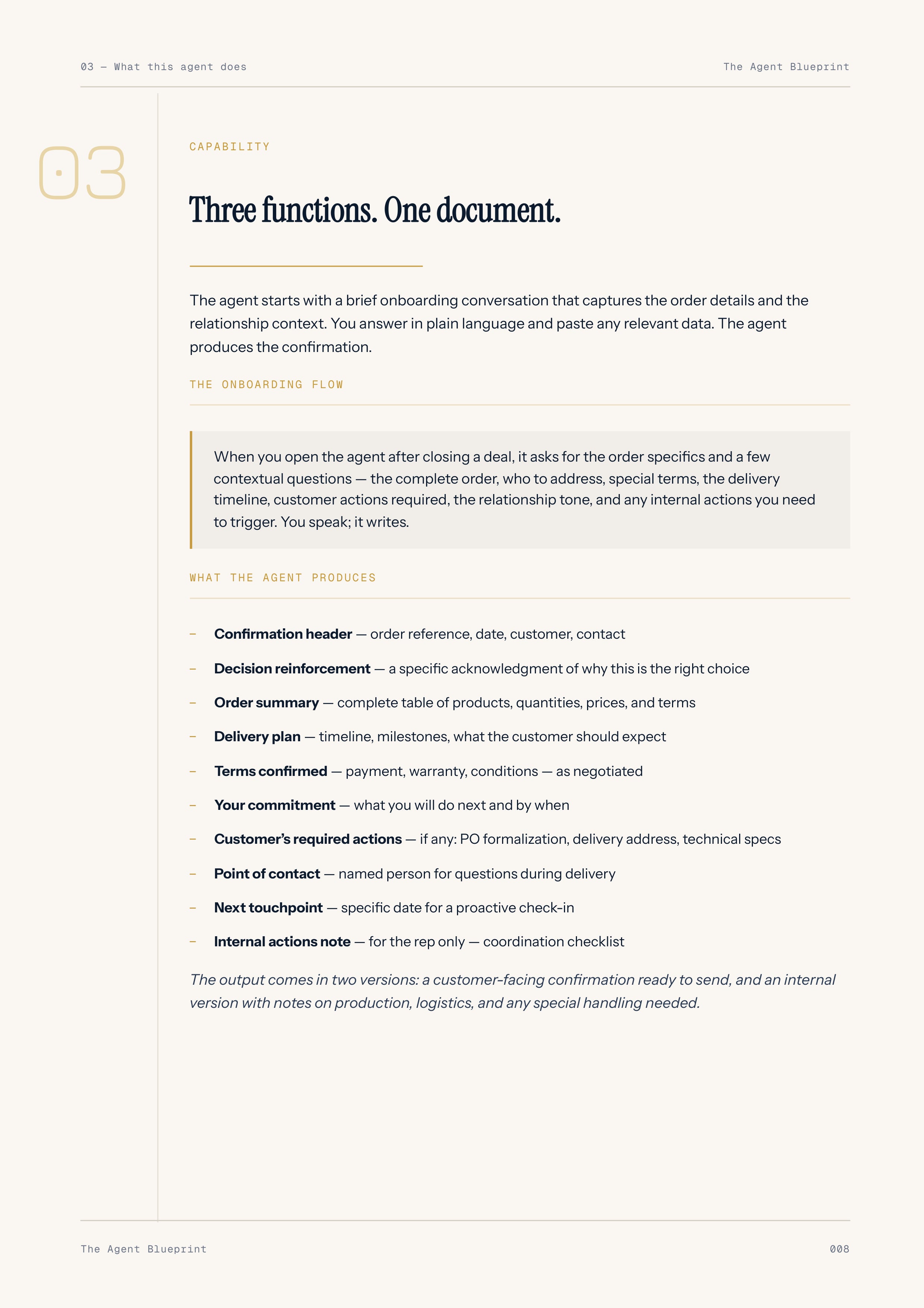 7-1_Order Confirmation Agent – 3-Min. Handbook