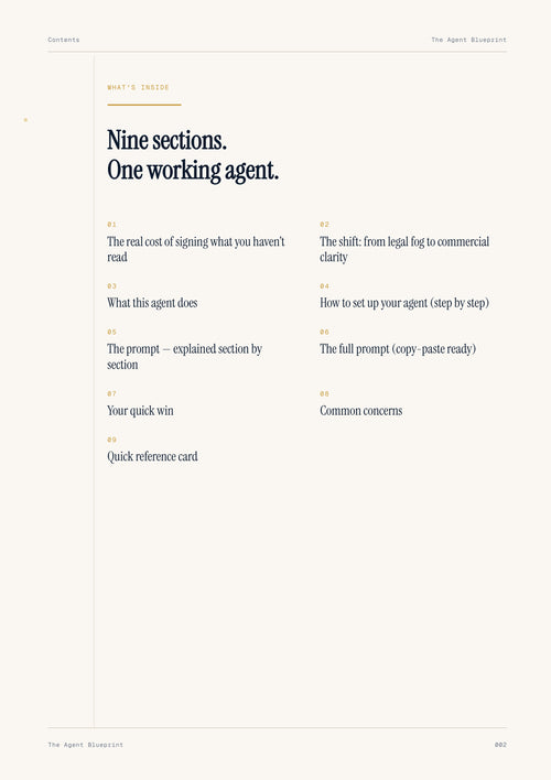Contract Summarizer Agent — Copilot Setup Guide