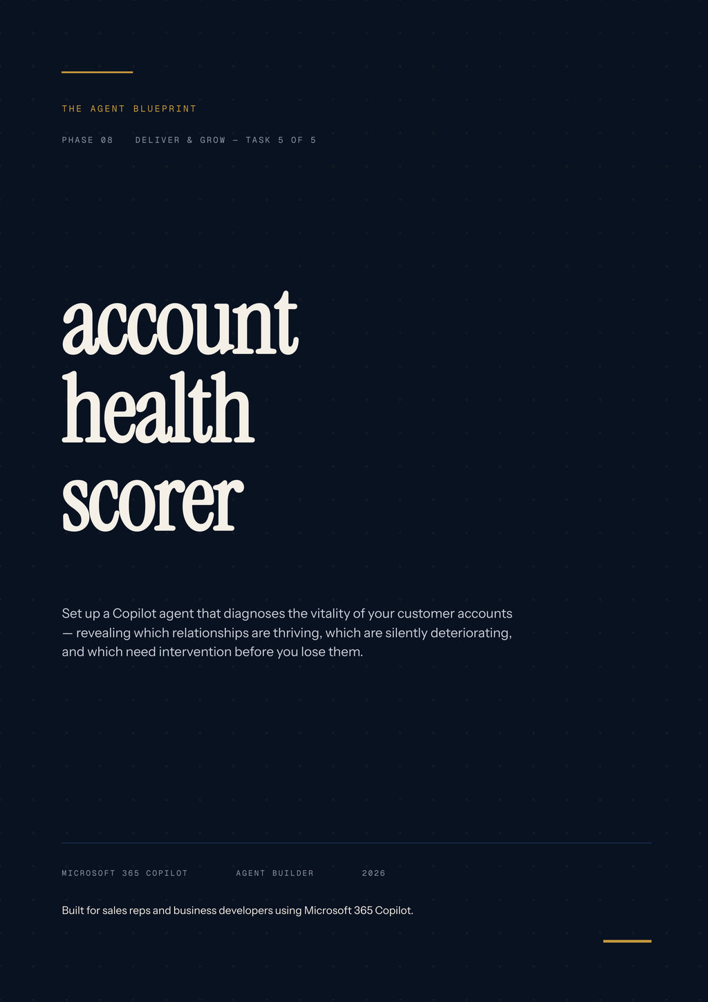 8-5_Account Health Score – 3-Min. Handbook