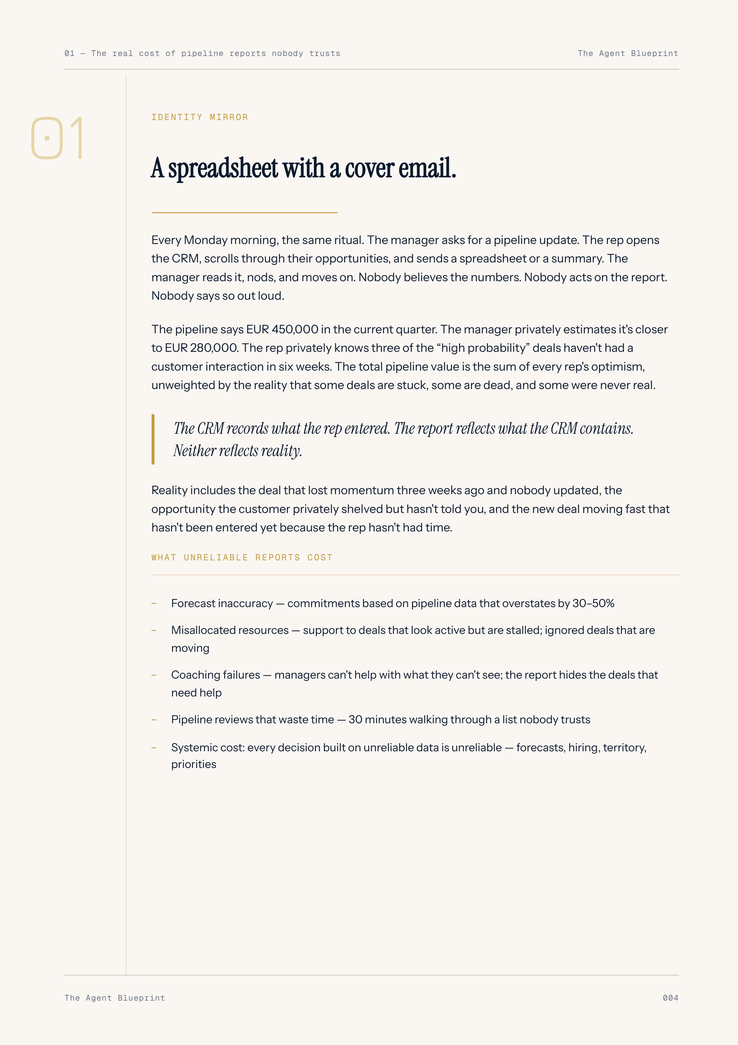 9-1_Weekly Pipeline Report – 3-Min. Handbook