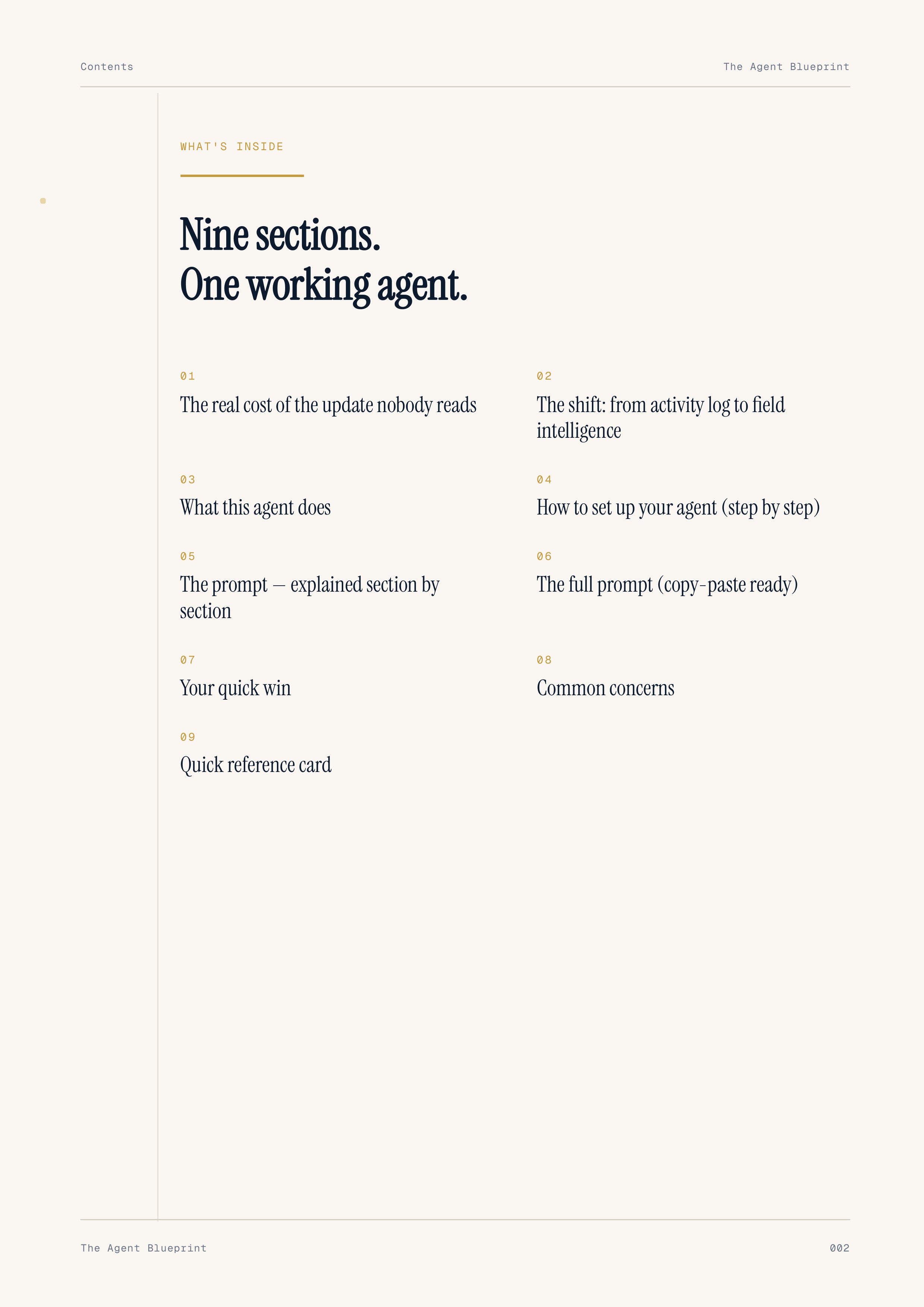 9-3_Team Update Writer Agent – 3-Min. Handbook