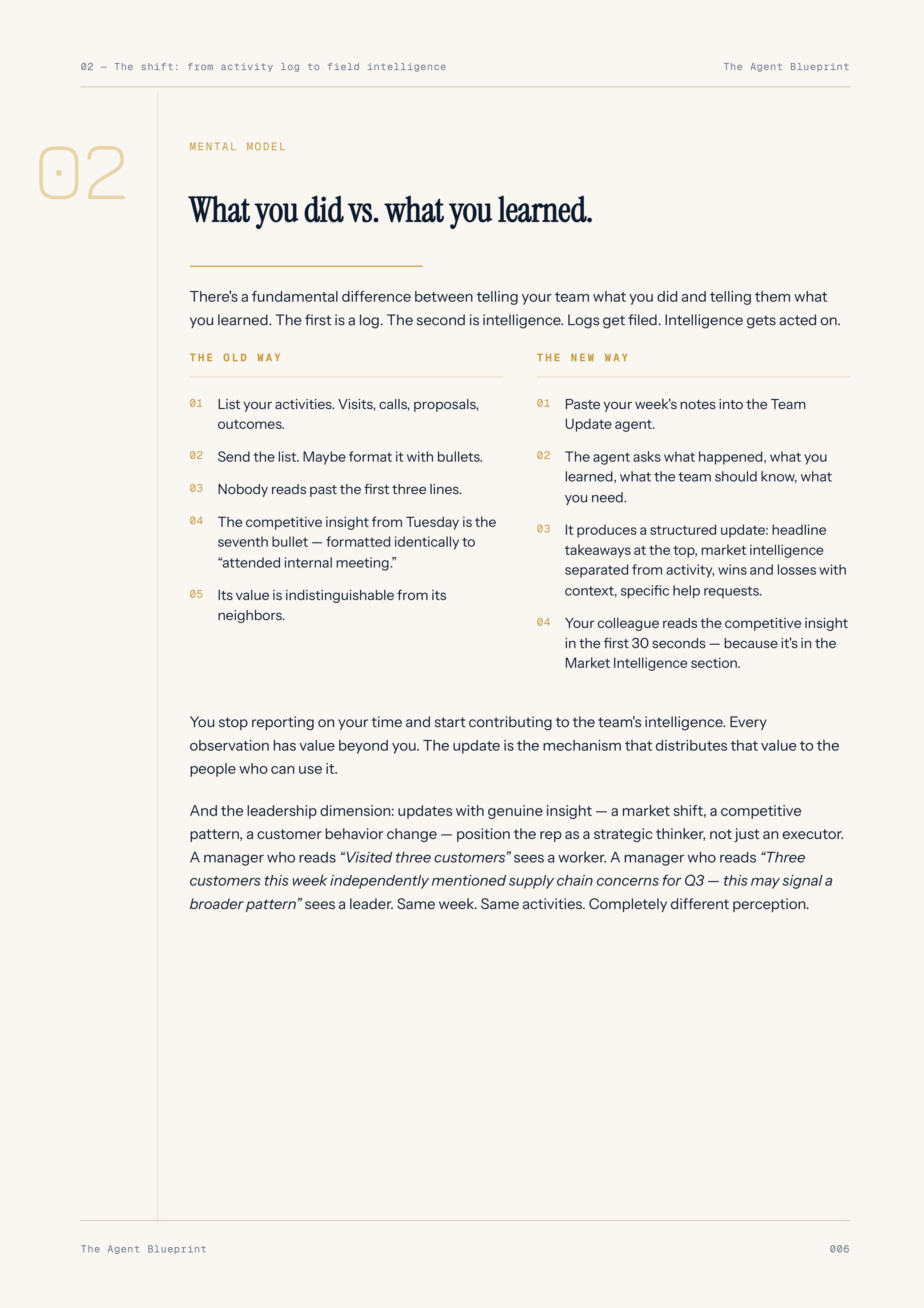 9-3_Team Update Writer Agent – 3-Min. Handbook