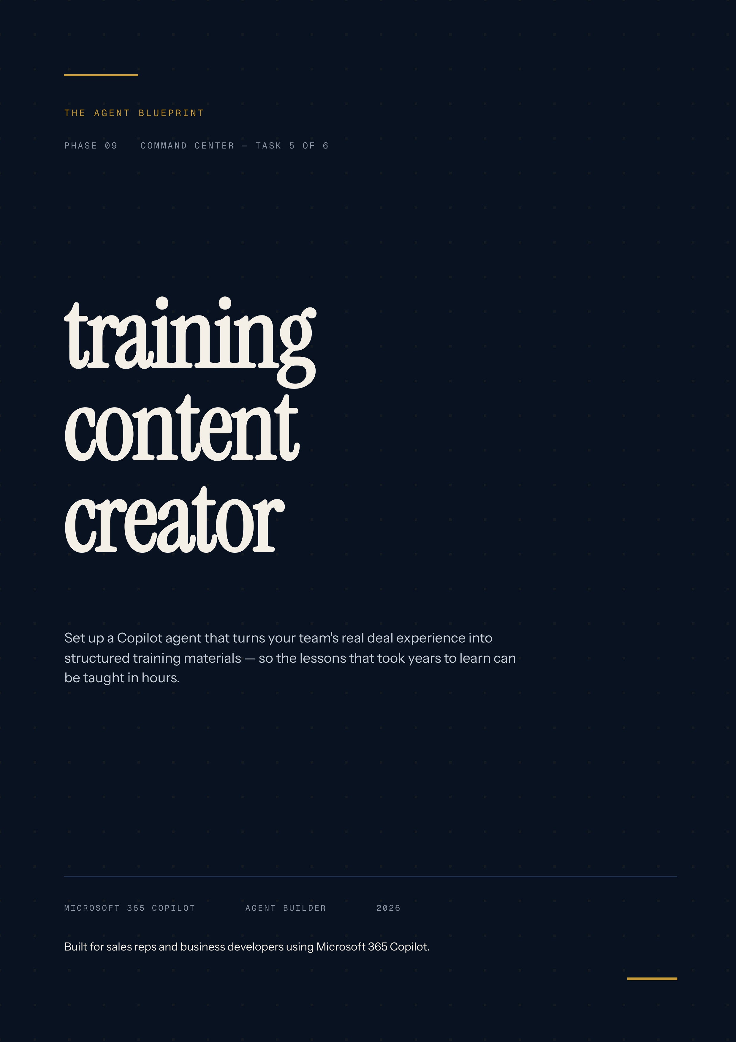 9-5_Training Content Creator – 3-Min. Handbook