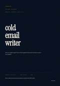 2-3_Cold E-Mail Writer Agent – 3-Min. Handbook