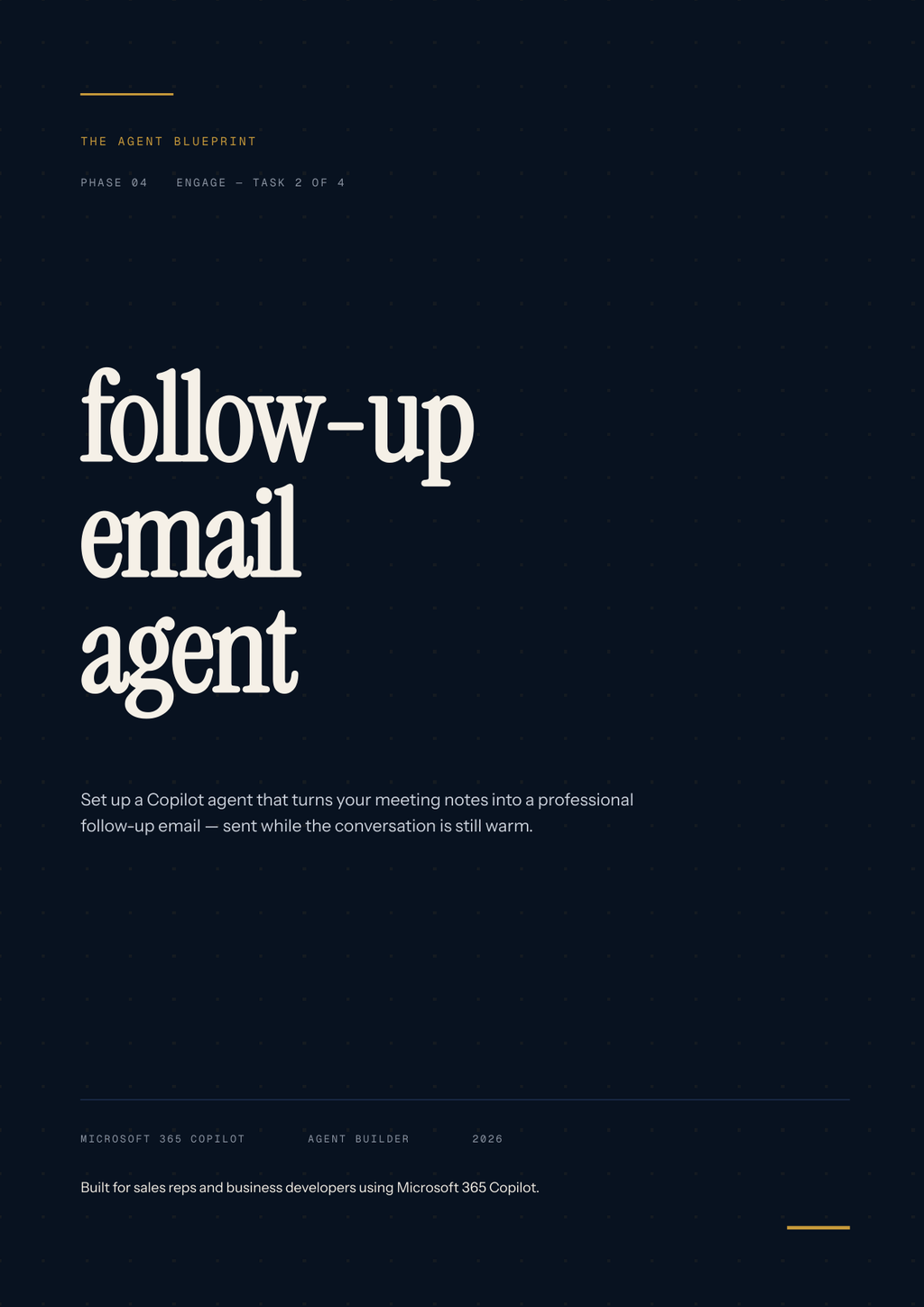4-2_Follow-Up Email Agent – 3-Min. Handbook