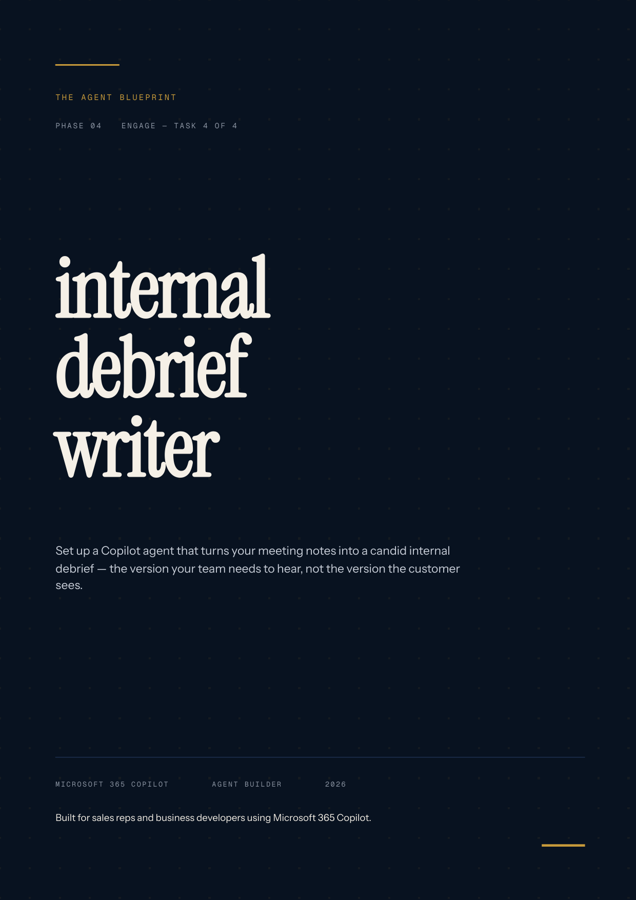 4-4_Internal Debrief Writer – 3-Min. Handbook