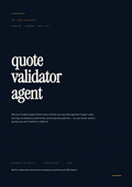 5-4_Quote Validator Agent – 3-Min. Handbook