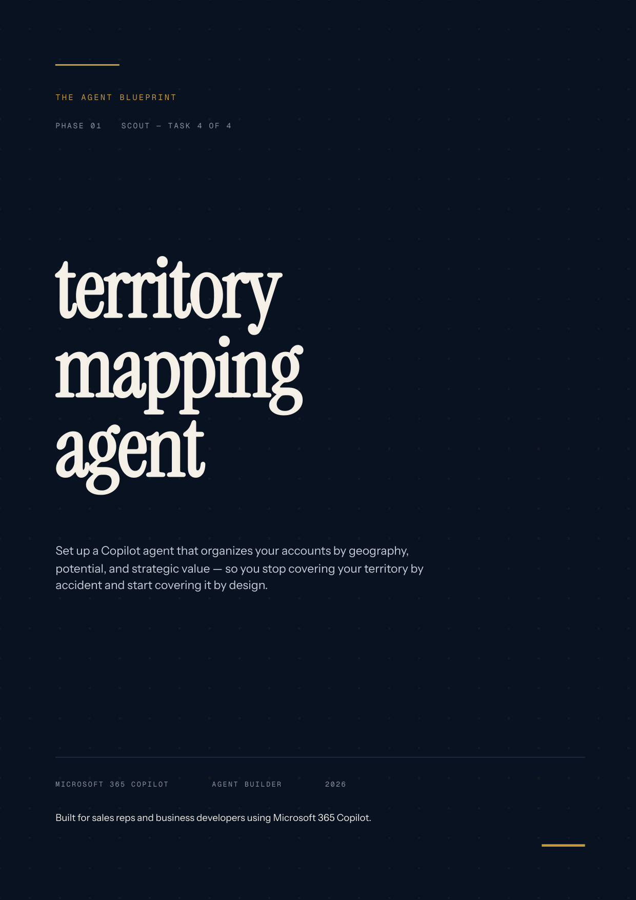 1-4_Territory Mapping Agent – 3-Min. Handbook